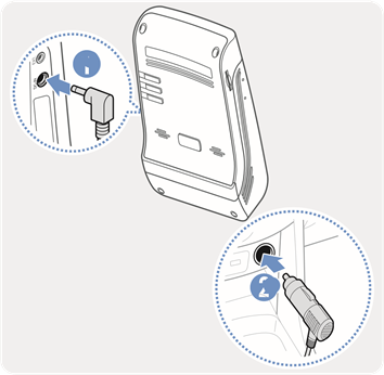 Thinkware - U1000 PLUS - Conexión del cargador de coche (opcional) Conexión del cargador de coche (opcional)