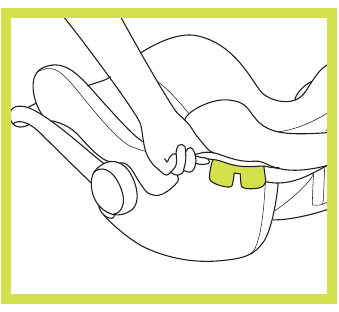 Nuna - pipa - Retirada del acolchado del asiento Retirada del acolchado del asiento