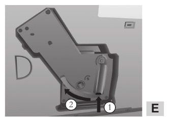 Melitta - CI E970-103 - Limpieza del grupo de infusión - Paso 1 Limpieza del grupo de infusión - Paso 1