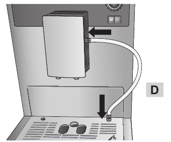 Melitta - CI E970-103 - Enjuague del grupo de leche (programa Easy Cleaning) Enjuague del grupo de leche (programa Easy Cleaning)