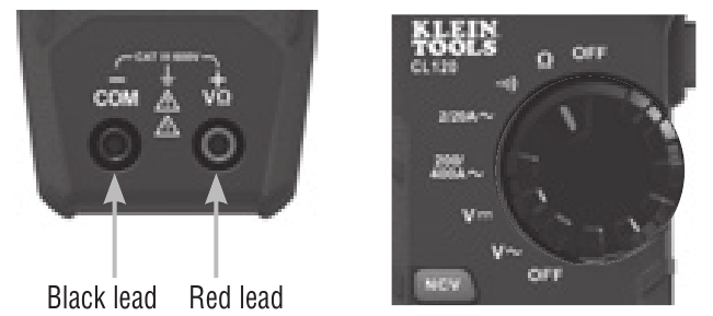 Klein Tools - CL120 - RESISTANCE MEASUREMENTS RESISTANCE MEASUREMENTS