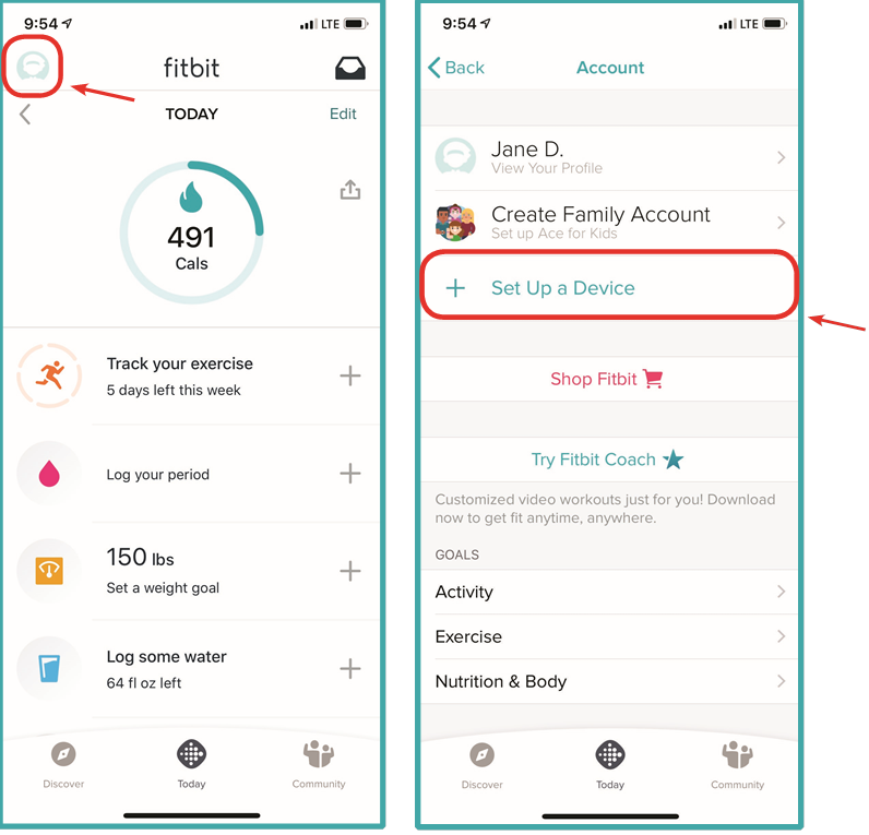 Fitbit - Versa Lite - INICIAR SESIÓN EN FITBIT Y CONFIGURAR SU SMARTWATCH FITBIT - Paso 1 INICIAR SESIÓN EN FITBIT Y CONFIGURAR SU SMARTWATCH FITBIT - Paso 1