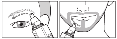 Panasonic - ER-GN300 - Perfilar las cejas, el bigote o la barba Perfilar las cejas, el bigote o la barba