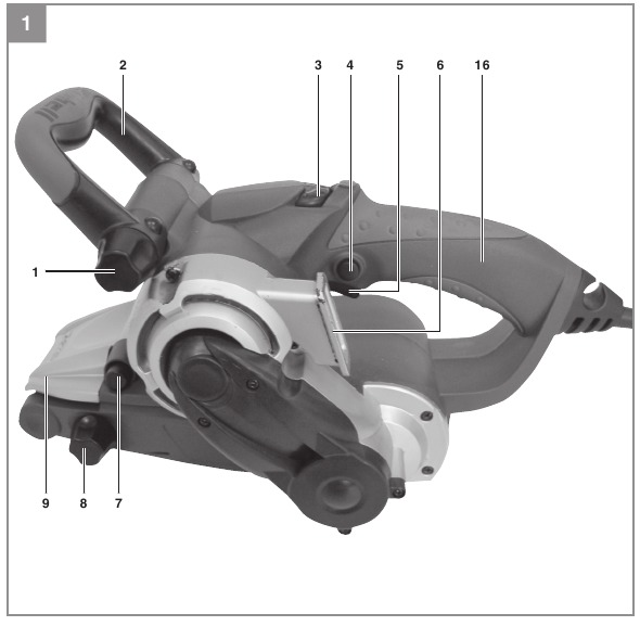 EINHELL - TE-BS 8540 E - Descripción general Descripción general