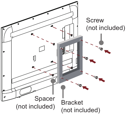 Hisense - XClass - Colocar el soporte de pared - Paso 1 Colocar el soporte de pared - Paso 1