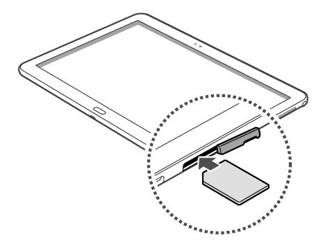 Samsung - SM-P601 - Instalación de la tarjeta SIM o USIM Instalación de la tarjeta SIM o USIM
