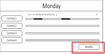 Defender - PHOENIXM2 - Configurar una programación de grabación - Paso 3 Configurar una programación de grabación - Paso 3