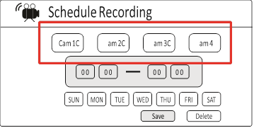 Defender - PHOENIXM2 - Configurar una programación de grabación - Paso 4 Configurar una programación de grabación - Paso 4