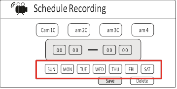 Defender - PHOENIXM2 - Configurar una programación de grabación - Paso 6 Configurar una programación de grabación - Paso 6