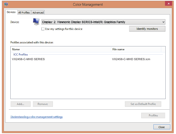 ViewSonic - VX2458-C-mhd - Instalación del controlador (configuración de Windows 10) Instalación del controlador (configuración de Windows 10)
