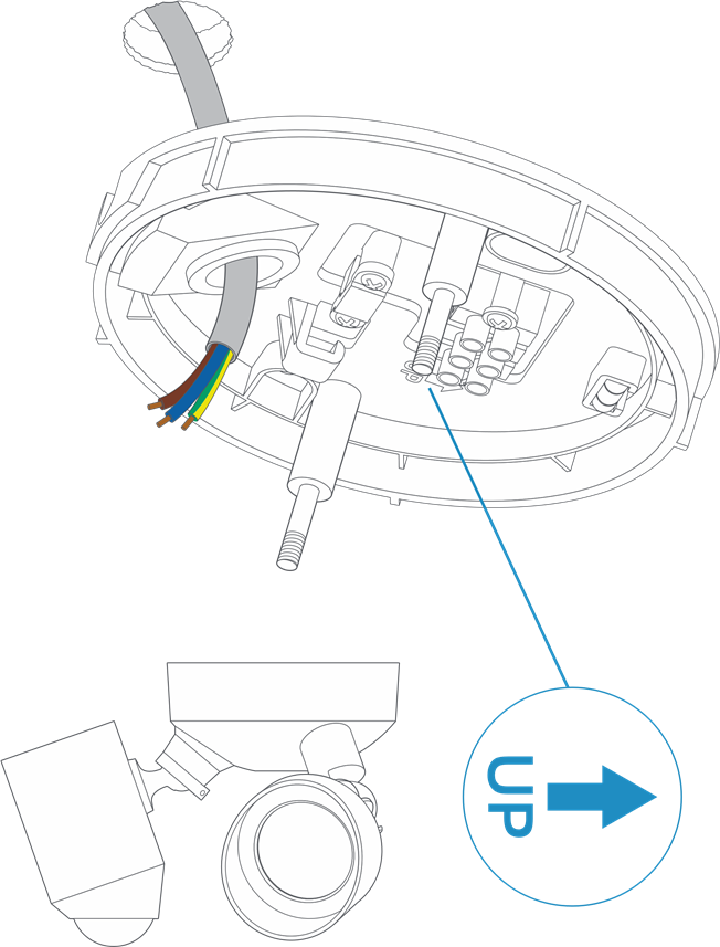 ring - Floodlight Cam Plus - Instalación y conexión - Paso 9 Instalación y conexión - Paso 9