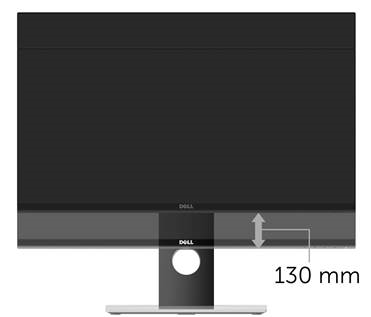 Dell - S2417DG - Uso de la extensión vertical Uso de la extensión vertical