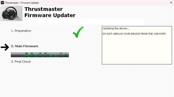 Thrustmaster - T300 RS - Método de activación (Bootloader) - Paso 6 Método de activación (Bootloader) - Paso 6