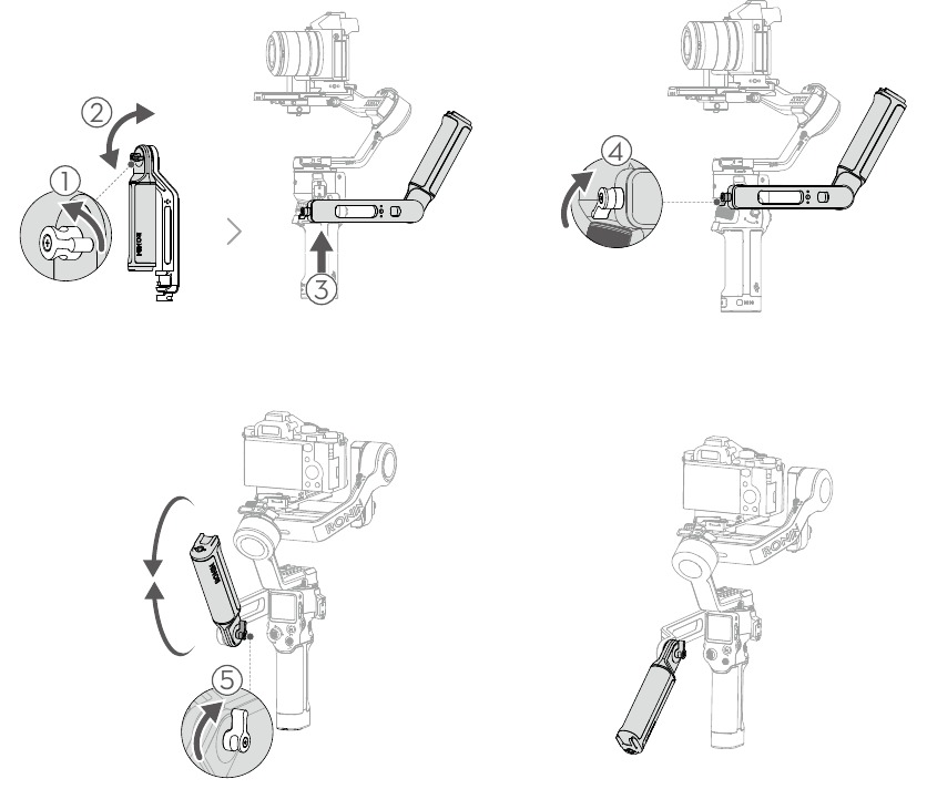 dji - RS 3 - Modo de maletín Modo de maletín