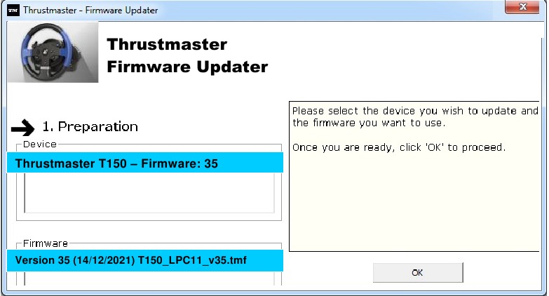 Thrustmaster - T150 - Reactivación de la unidad si no se reconoce - Paso 10 Reactivación de la unidad si no se reconoce - Paso 10