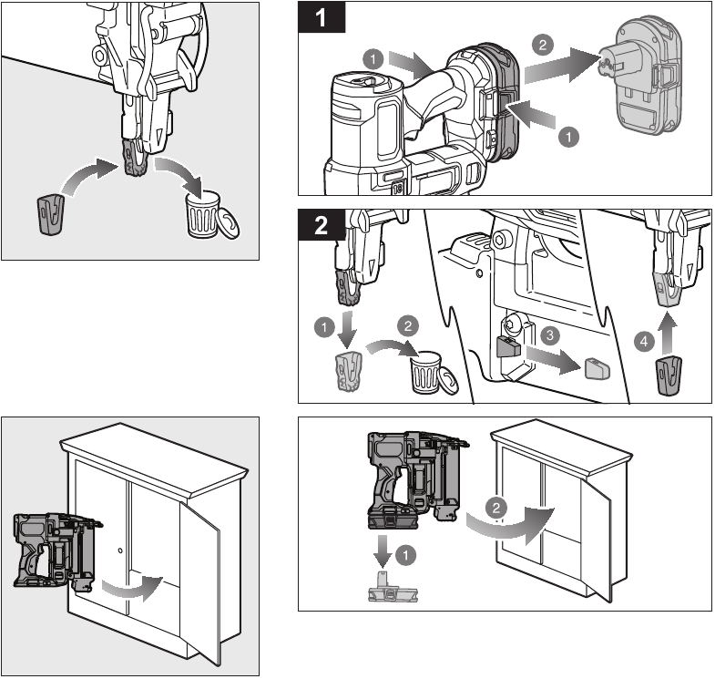 Ryobi - R18GN18 - Mantenimiento - Paso 2 Mantenimiento - Paso 2