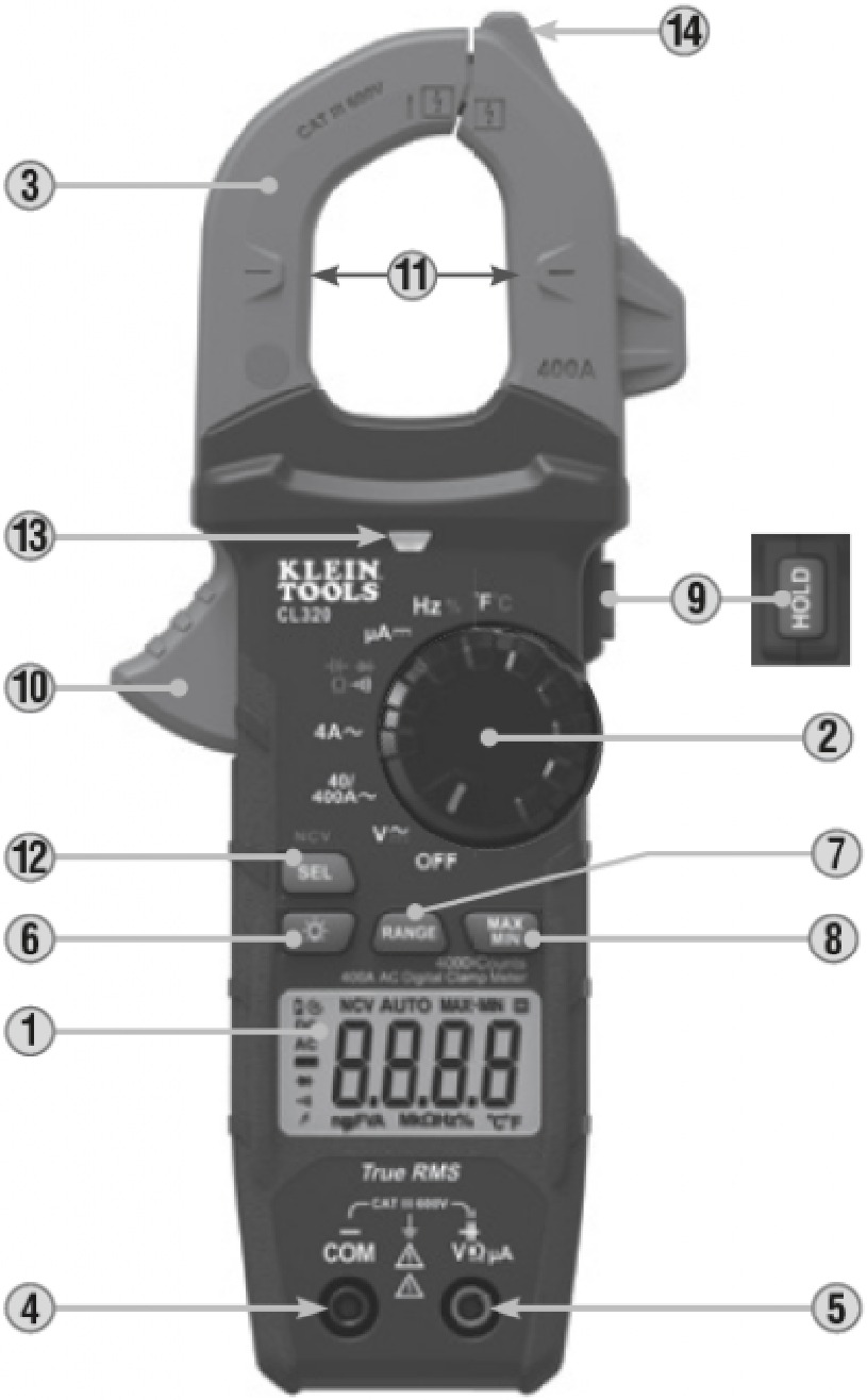 Klein Tools - CL320 - DETALLES DE LAS CARACTERÍSTICAS DETALLES DE LAS CARACTERÍSTICAS