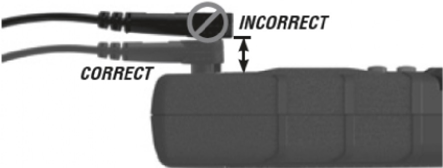 Klein Tools - CL320 - FUNCIONAMIENTO: CONEXIÓN DE LOS CABLES DE PRUEBA FUNCIONAMIENTO: CONEXIÓN DE LOS CABLES DE PRUEBA