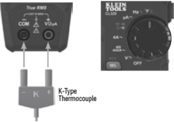 Klein Tools - CL320 - FUNCIONAMIENTO - TEMPERATURA FUNCIONAMIENTO - TEMPERATURA
