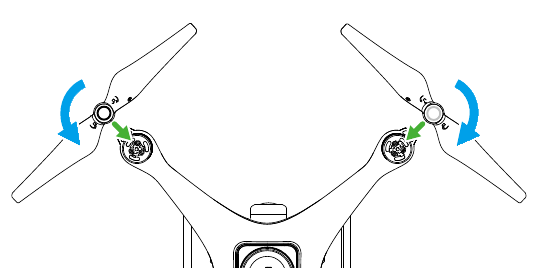dji - PHANTOM 4 RTK - Preparar el despegue - Paso 3 Preparar el despegue - Paso 3