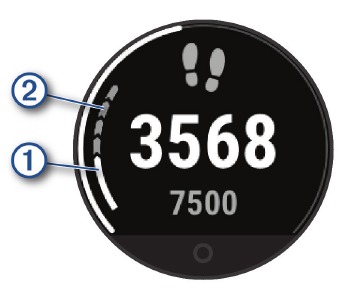 Garmin - Lily 2 - Barra de movimiento Barra de movimiento