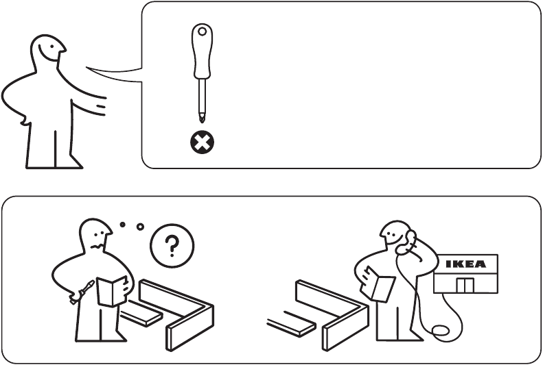 IKEA - HEKTAR - Preparación para la instalación Preparación para la instalación