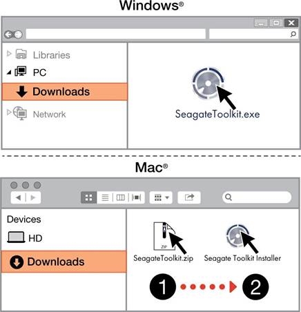 Seagate - ONE TOUCH - Instale Toolkit Instale Toolkit