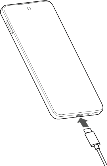 Nubia - Focus 5G - Cargando el teléfono Cargando el teléfono