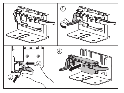 IKEA - UTRUSTA - Extracción de la unidad de accionamiento Extracción de la unidad de accionamiento