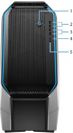 Dell - Alienware Area-51 R7 - Vistas del producto - Parte frontal Vistas del producto - Parte frontal