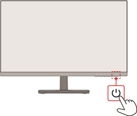 ViewSonic - VA2256-MHD - Encendido y apagado del monitor Encendido y apagado del monitor