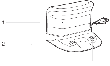 ECOVACS - DEEBOT SLIM - Descripción general de la base de carga Descripción general de la base de carga