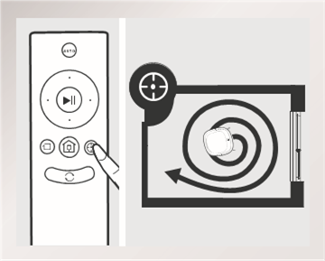 ECOVACS - DEEBOT SLIM - Modo de limpieza de manchas Modo de limpieza de manchas