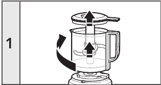 KitchenAid - KFC0516 - CUIDADO Y LIMPIEZA - Paso 1 CUIDADO Y LIMPIEZA - Paso 1
