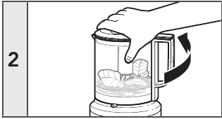 KitchenAid - KFC0516 - USO DEL DEPÓSITO PARA ROCEAR Y EL PICO VERTEDOR - Paso 2 USO DEL DEPÓSITO PARA ROCEAR Y EL PICO VERTEDOR - Paso 2