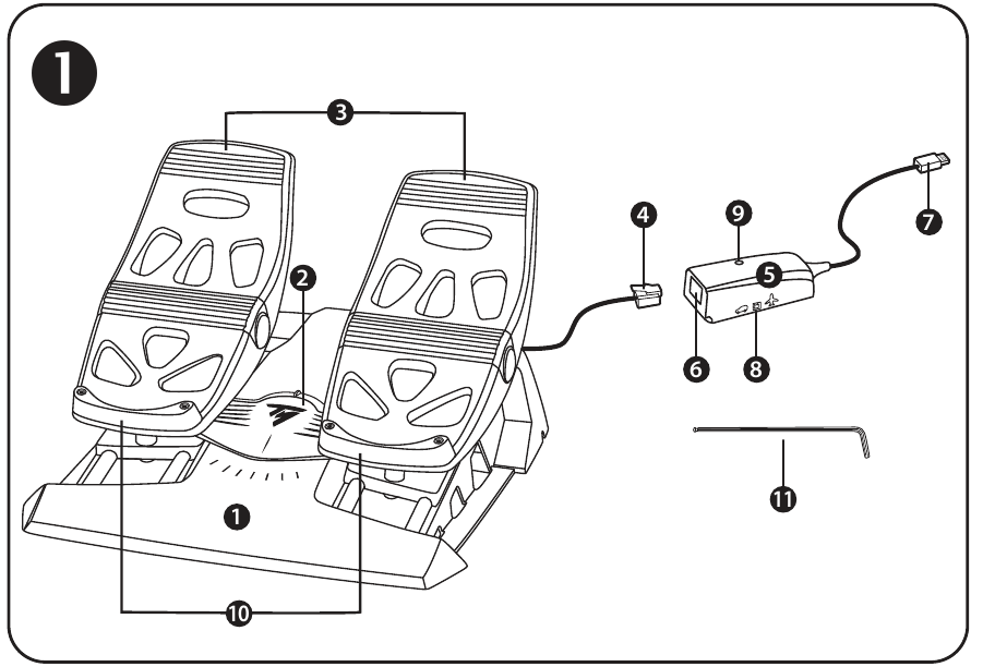 Thrustmaster - TFRP - CARACTERÍSTICAS TÉCNICAS CARACTERÍSTICAS TÉCNICAS