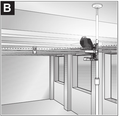 Bosch - Professional GLL 3-80 - Fijación con el soporte universal Fijación con el soporte universal
