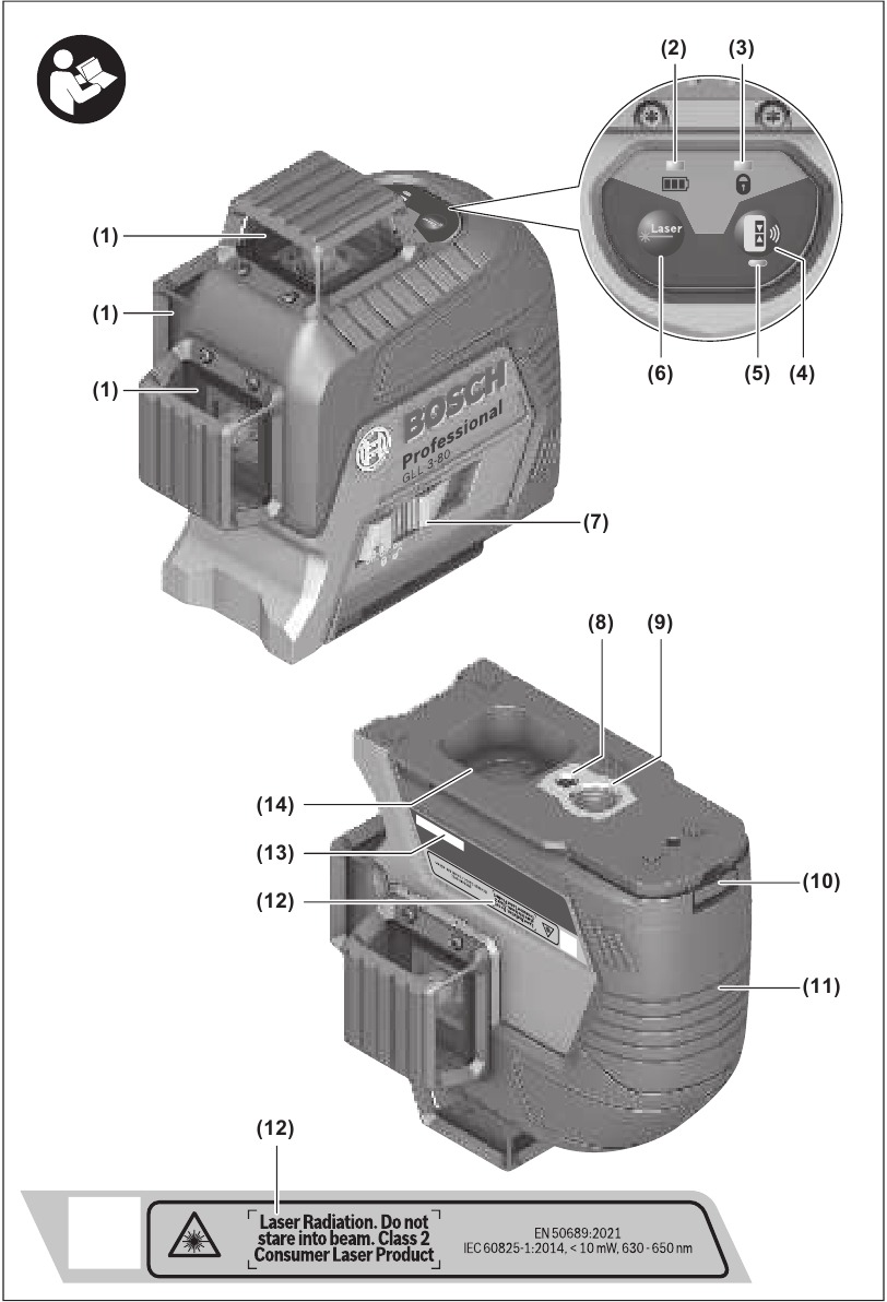Bosch - Professional GLL 3-80 - Características del producto Características del producto