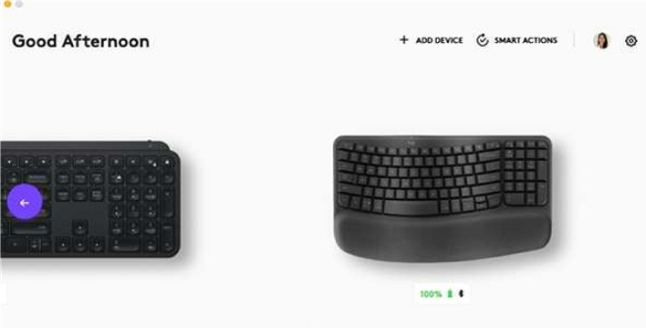 Logitech - Wave Keys - Personaliza Wave Keys con la aplicación Logitech Options+ - Paso 1 Personaliza Wave Keys con la aplicación Logitech Options+ - Paso 1