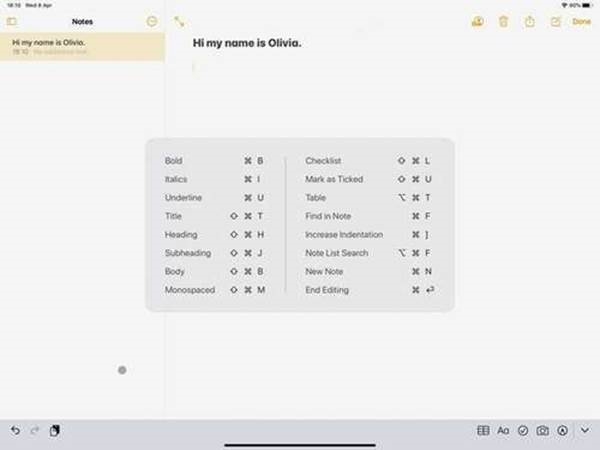 Logitech - Wave Keys - Accesos directos de teclado externos para iPadOS Accesos directos de teclado externos para iPadOS