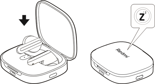Redmi - Buds 6 - Modo de suspensión Modo de suspensión
