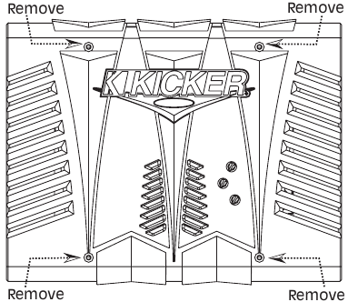 Kicker - KX - Instrucciones de montaje - Paso 1 Instrucciones de montaje - Paso 1
