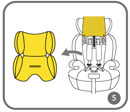 Lionelo - Levi i-Size - INSTALACIÓN DE LA SILLA (GRUPO DE 76 – 105 CM) - Paso 3 INSTALACIÓN DE LA SILLA (GRUPO DE 76 – 105 CM) - Paso 3