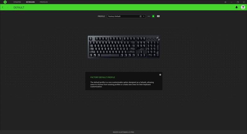 Razer - HUNTSMAN V3 PRO - Default Predeterminado