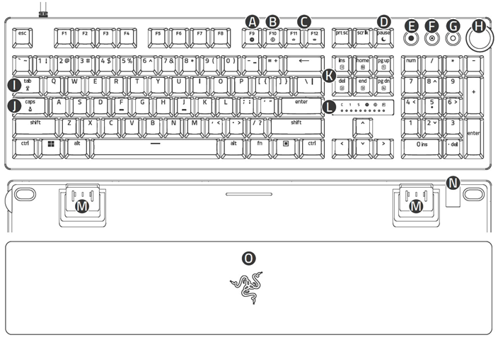 Razer - HUNTSMAN V3 PRO - Vista general Vista general