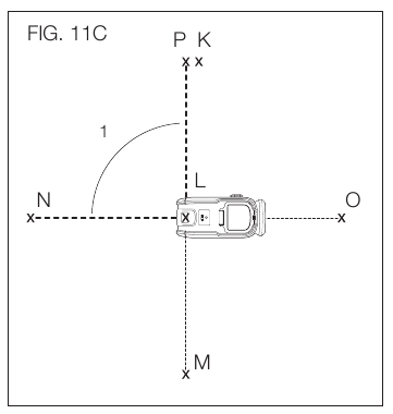 DeWalt - DW085 - COMPROBACIÓN DE LA PRECISIÓN DE NIVEL A HAZ CUADRADO DE 90 - Paso 3 COMPROBACIÓN DE LA PRECISIÓN DE NIVEL A HAZ CUADRADO DE 90 - Paso 3