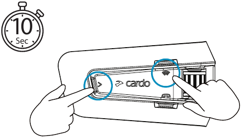 Cardo - PACKTALK EDGE - Funciones avanzadas - Reinicio del dispositivo Funciones avanzadas - Reinicio del dispositivo