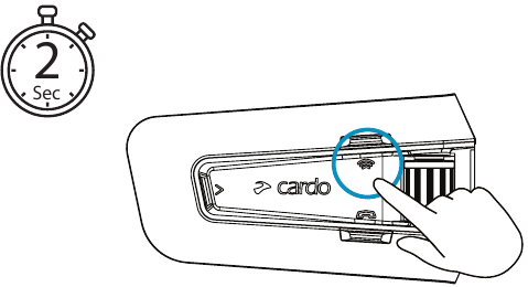 Cardo - PACKTALK EDGE - Intercomunicador DMC - Compartir llamada Intercomunicador DMC - Compartir llamada