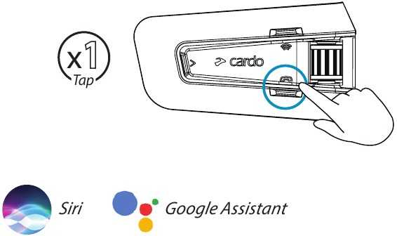 Cardo - PACKTALK EDGE - General - Usar el asistente de voz General - Usar el asistente de voz