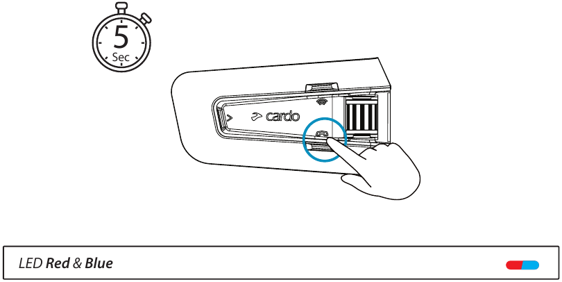 Cardo - PACKTALK EDGE - Emparejamiento GPS - Paso 1 Emparejamiento GPS - Paso 1
